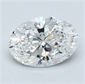 Natural Diamond 1.20 Carats, Oval with  Cut, E Color, VS1 Clarity and Certified by GIA