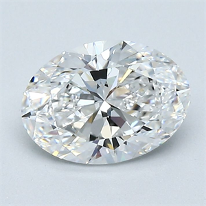 Picture of Natural Diamond 1.20 Carats, Oval with  Cut, E Color, VS1 Clarity and Certified by GIA