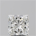 Natural Diamond 2.06 Carats, Princess with  Cut, J Color, VVS1 Clarity and Certified by GIA