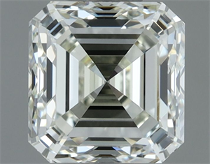 Picture of Natural Diamond 1.01 Carats, Asscher with  Cut, K Color, VVS2 Clarity and Certified by IGI