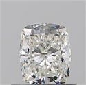 Natural Diamond 0.51 Carats, Cushion with  Cut, I Color, IF Clarity and Certified by GIA