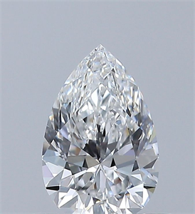 Picture of Natural Diamond 0.50 Carats, Pear with  Cut, E Color, VVS1 Clarity and Certified by GIA