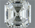 Natural Diamond 1.21 Carats, Asscher with  Cut, J Color, VS2 Clarity and Certified by IGI