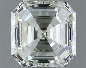 Picture of Natural Diamond 1.21 Carats, Asscher with  Cut, J Color, VS2 Clarity and Certified by IGI
