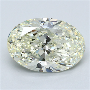 Picture of Natural Diamond 5.01 Carats, Oval with  Cut, N Color, SI1 Clarity and Certified by GIA