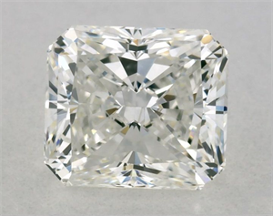 Picture of Natural Diamond 0.76 Carats, Radiant with  Cut, H Color, VS1 Clarity and Certified by GIA