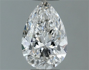 Foto Diamante Natural 0.50 quilates, De pera , Color H, claridad SI1 y certificado GIA de