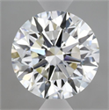Lab Grown Diamond 2.78 Carats, Round with Excellent Cut, E Color, VS1 Clarity and Certified by IGI