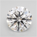 Lab Grown Diamond 1.02 Carats, Round with Ideal Cut, D Color, VVS2 Clarity and Certified by IGI