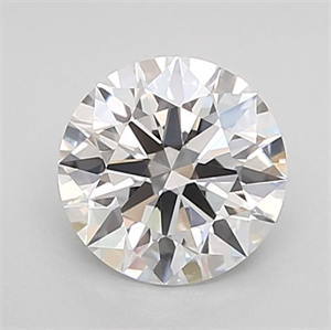 Picture of Lab Grown Diamond 1.02 Carats, Round with Ideal Cut, D Color, VVS2 Clarity and Certified by IGI
