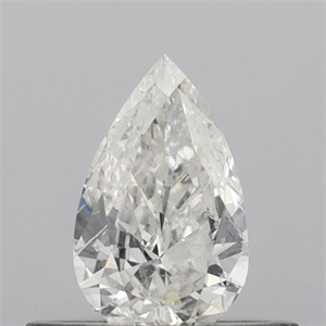 Picture of Natural Diamond 0.32 Carats, Pear with  Cut, G Color, SI2 Clarity and Certified by IGI