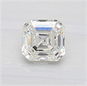 Diamante Natural 0.71 quilates, Asscher , Color J, claridad VS1 y certificado GIA