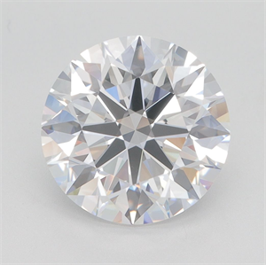 Picture of Lab Grown Diamond 3.62 Carats, Round with Excellent Cut, D Color, VVS2 Clarity and Certified by GIA