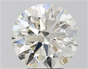 Natural Diamond 3.01 Carats, Round with Excellent Cut, I Color, VS2 Clarity and Certified by IGI