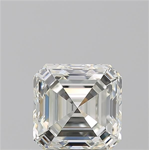Foto Diamante Natural 1.54 quilates, Asscher , Color J, claridad VVS1 y certificado GIA de