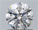 Natural Diamond 0.91 Carats, Round with Excellent Cut, G Color, SI1 Clarity and Certified by GIA