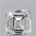 Natural Diamond 1.50 Carats, Asscher with  Cut, J Color, VVS1 Clarity and Certified by GIA