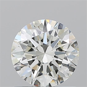 Picture of Natural Diamond 1.01 Carats, Round with Excellent Cut, K Color, VS1 Clarity and Certified by GIA