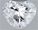 Natural Diamond 0.50 Carats, Heart with  Cut, E Color, SI2 Clarity and Certified by GIA