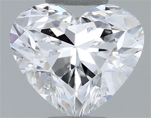 Picture of Natural Diamond 0.50 Carats, Heart with  Cut, E Color, SI2 Clarity and Certified by GIA