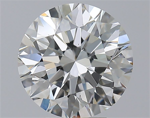 Picture of Natural Diamond 4.40 Carats, Round with Excellent Cut, I Color, VS2 Clarity and Certified by GIA