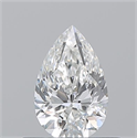 Diamante Natural 0.50 quilates, De pera , Color G, claridad VS2 y certificado GIA