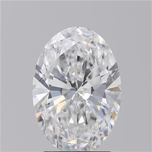 Picture of Natural Diamond 2.50 Carats, Oval with  Cut, D Color, VS1 Clarity and Certified by GIA