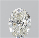 Natural Diamond 1.73 Carats, Oval with  Cut, I Color, SI2 Clarity and Certified by GIA