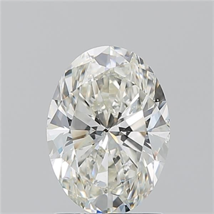 Picture of Natural Diamond 1.73 Carats, Oval with  Cut, I Color, SI2 Clarity and Certified by GIA
