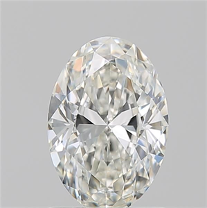 Picture of Natural Diamond 1.10 Carats, Oval with  Cut, I Color, VVS1 Clarity and Certified by GIA