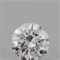 Diamante Natural 0.41 quilates, Redondo , Color E, claridad IF y certificado GIA