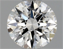 Diamante Natural 0.42 quilates, Redondo , Color E, claridad IF y certificado GIA