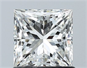 Natural Diamond 1.01 Carats, Princess with  Cut, G Color, VS1 Clarity and Certified by GIA