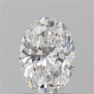 Picture of Natural Diamond 1.25 Carats, Oval with  Cut, G Color, VS2 Clarity and Certified by GIA