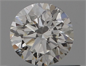 Natural Diamond 0.50 Carats, Round with Very Good Cut, H Color, VVS1 Clarity and Certified by GIA