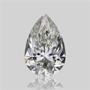 Picture of Natural Diamond 0.80 Carats, Pear with  Cut, I Color, SI2 Clarity and Certified by GIA