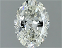 Diamante Natural 1.00 quilates, Ovalado , Color J, claridad SI2 y certificado IGI