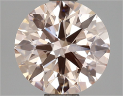 Picture of Lab Grown Diamond 2.07 Carats, Round with Ideal Cut, Fancy Pink Color, VVS2 Clarity and Certified by IGI
