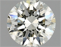 Natural Diamond 0.70 Carats, Round with Excellent Cut, K Color, VS2 Clarity and Certified by GIA