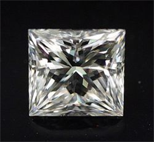 Picture of Natural Diamond 0.72 Carats, Princess with  Cut, I Color, VVS2 Clarity and Certified by GIA
