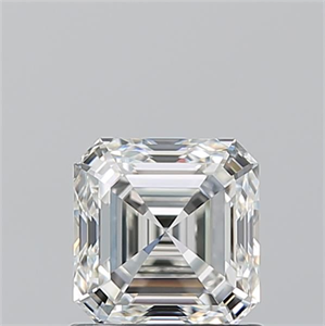 Picture of Natural Diamond 1.01 Carats, Asscher with  Cut, H Color, VVS1 Clarity and Certified by GIA