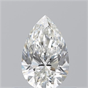Diamante Natural 0.50 quilates, De pera , Color H, claridad VVS2 y certificado GIA