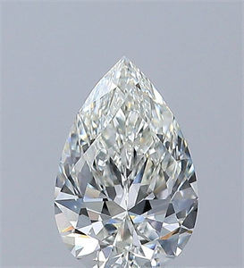 Picture of Natural Diamond 0.60 Carats, Pear with  Cut, I Color, VVS1 Clarity and Certified by GIA