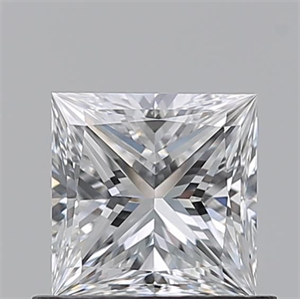 Picture of Natural Diamond 0.70 Carats, Princess with  Cut, D Color, VS1 Clarity and Certified by GIA