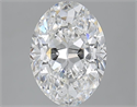 Natural Diamond 2.52 Carats, Oval with  Cut, E Color, SI1 Clarity and Certified by GIA