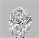 Natural Diamond 1.20 Carats, Oval with  Cut, I Color, SI2 Clarity and Certified by GIA