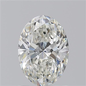 Picture of Natural Diamond 1.30 Carats, Oval with  Cut, I Color, VVS2 Clarity and Certified by GIA