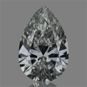 Picture of Natural Diamond 0.40 Carats, Pear with  Cut, F Color, VVS1 Clarity and Certified by GIA