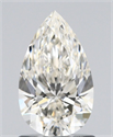 Natural Diamond 1.04 Carats, Pear with  Cut, I Color, IF Clarity and Certified by GIA