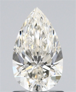 Picture of Natural Diamond 1.04 Carats, Pear with  Cut, I Color, IF Clarity and Certified by GIA